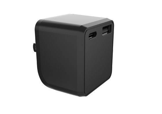 Flip Foldable Prong USB A USB C 2 port 5V3.4A USA Wall Charger