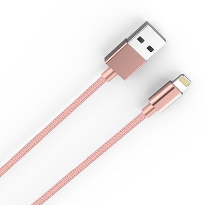 MFI 5V2.4A Braided Mobile Cable Charger
