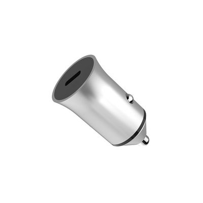 Single Port Mini Aluminium Alloy Car 5V3A PD18W USB C PD Charger