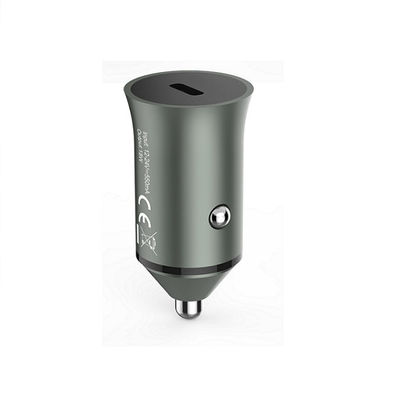 Single Port Mini Aluminium Alloy Car 5V3A PD18W USB C PD Charger