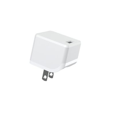 Flip Foldable Prong 1 USB 5V2.4A USA Wall Charger ETL