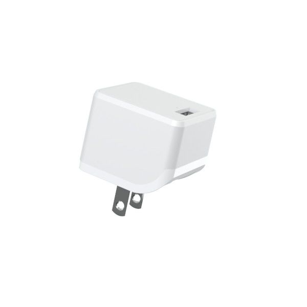 Flip Foldable Prong 1 USB 5V2.4A USA Wall Charger ETL